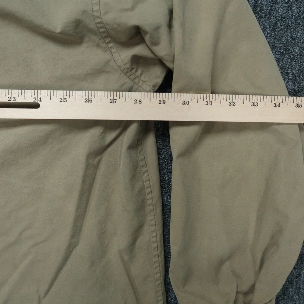Banana Republic Jacket‎ Mens Large Brown Tan Safari Hooded Full Zip Travel VTG *